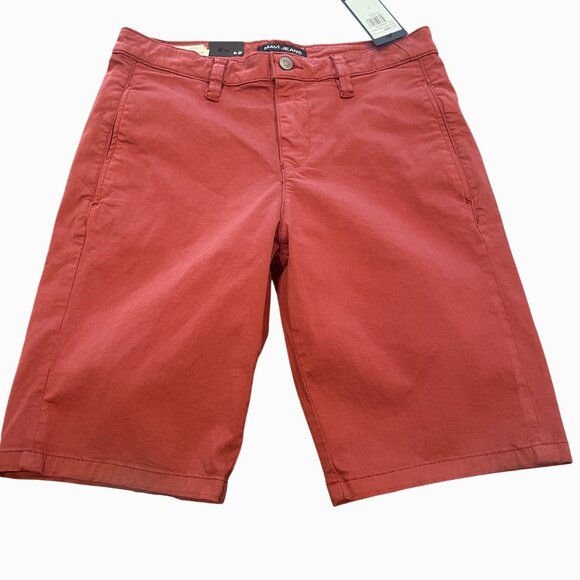 NWT Mavi Men's Sz 31 Mike 11" Chino Short Rose Wood Twill Red Stretch Stitch Fix - Picture 1 of 7